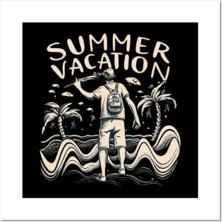 Summer Vacation Posters and Art